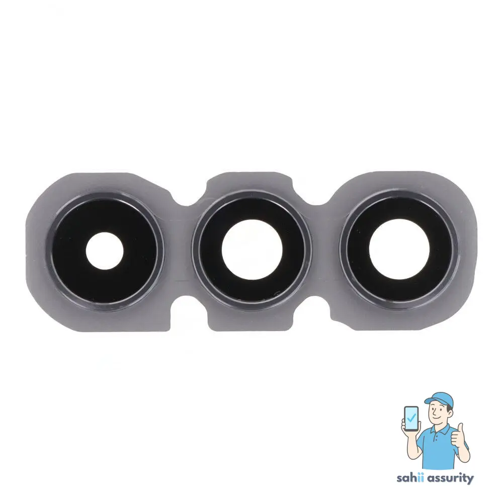 Camera Lens Glass with Frame for Samsung Galaxy A34 5G Black thumbnail